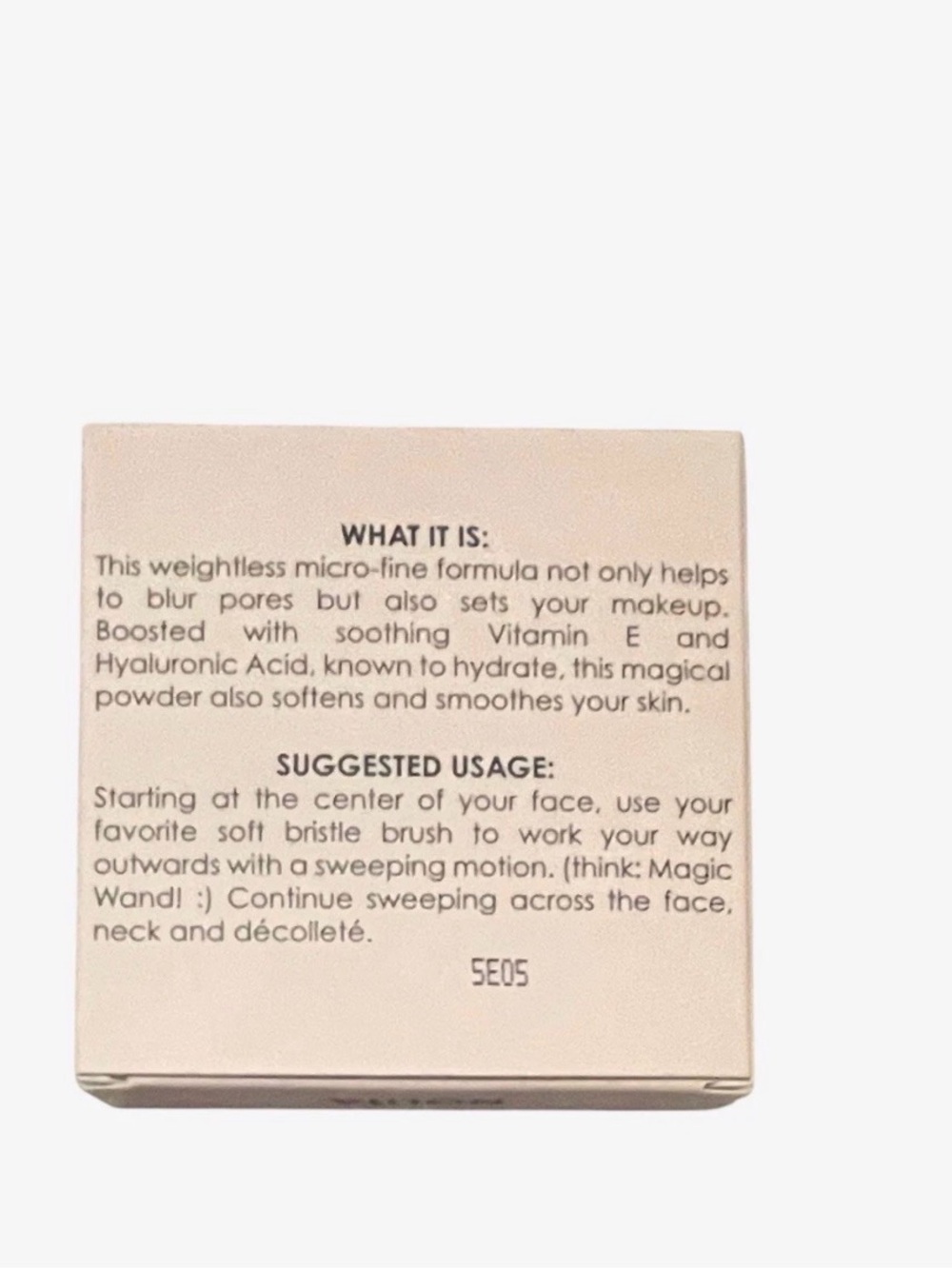 Light Pink Pressed Setting Powder Compact - - Picture 4 of 5